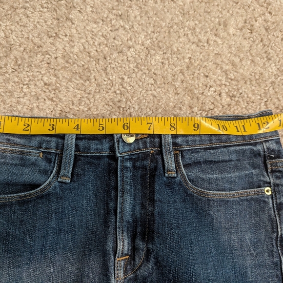 Women's Frame Denim Blue Distressed Skirt Size 24 - Picture 8 of 8